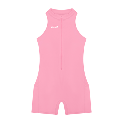 Women’s Quarter-Zip Yoga Romper