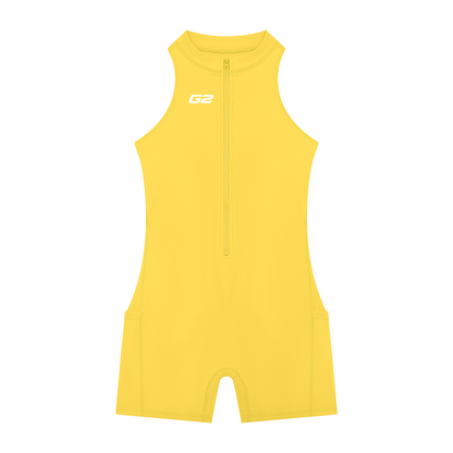 Women’s Quarter-Zip Yoga Romper