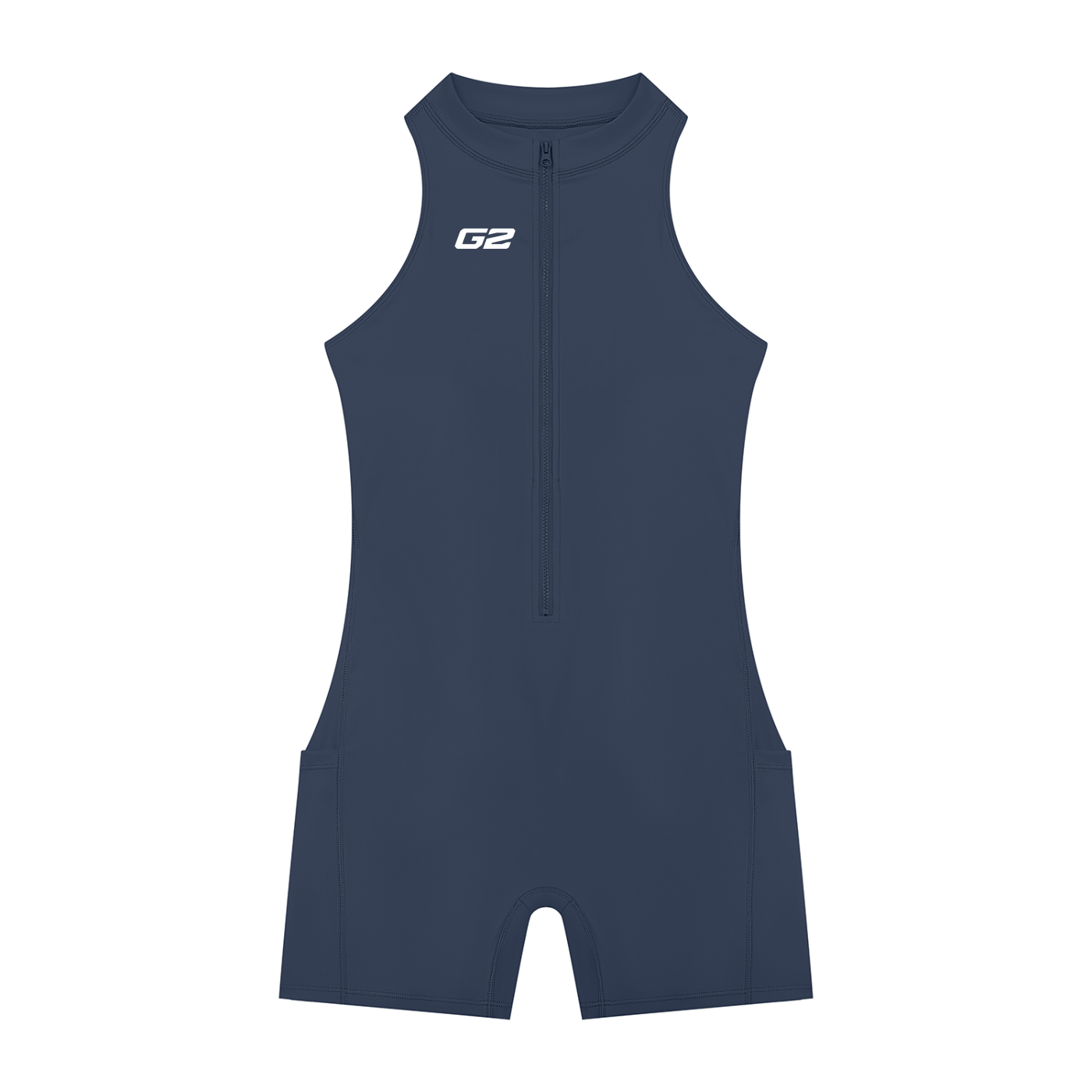 Women’s Quarter-Zip Yoga Romper