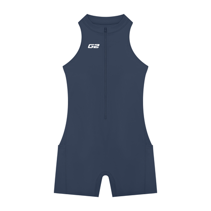 Women’s Quarter-Zip Yoga Romper