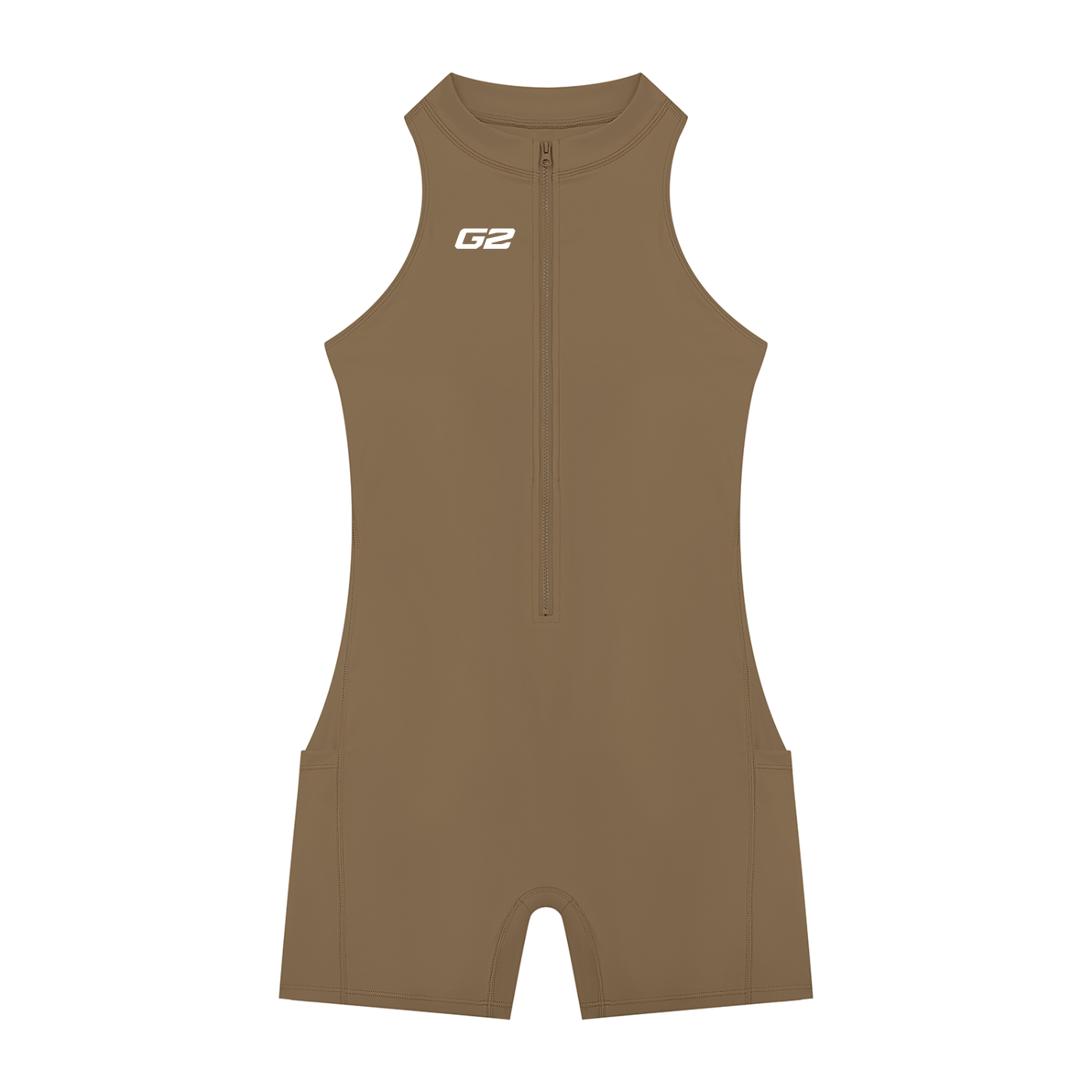 Women’s Quarter-Zip Yoga Romper
