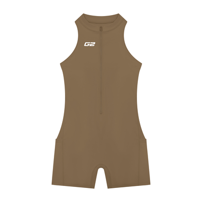 Women’s Quarter-Zip Yoga Romper