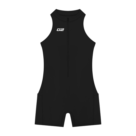 Women’s Quarter-Zip Yoga Romper